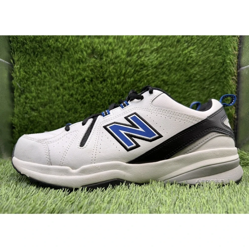 New Balance 608v5 Mens White Blue Black Cross Trainer MX608WR5 - Size 10M